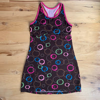 Skirt Sports Wonder Girl Dress - Hot Chocolate Print - Small