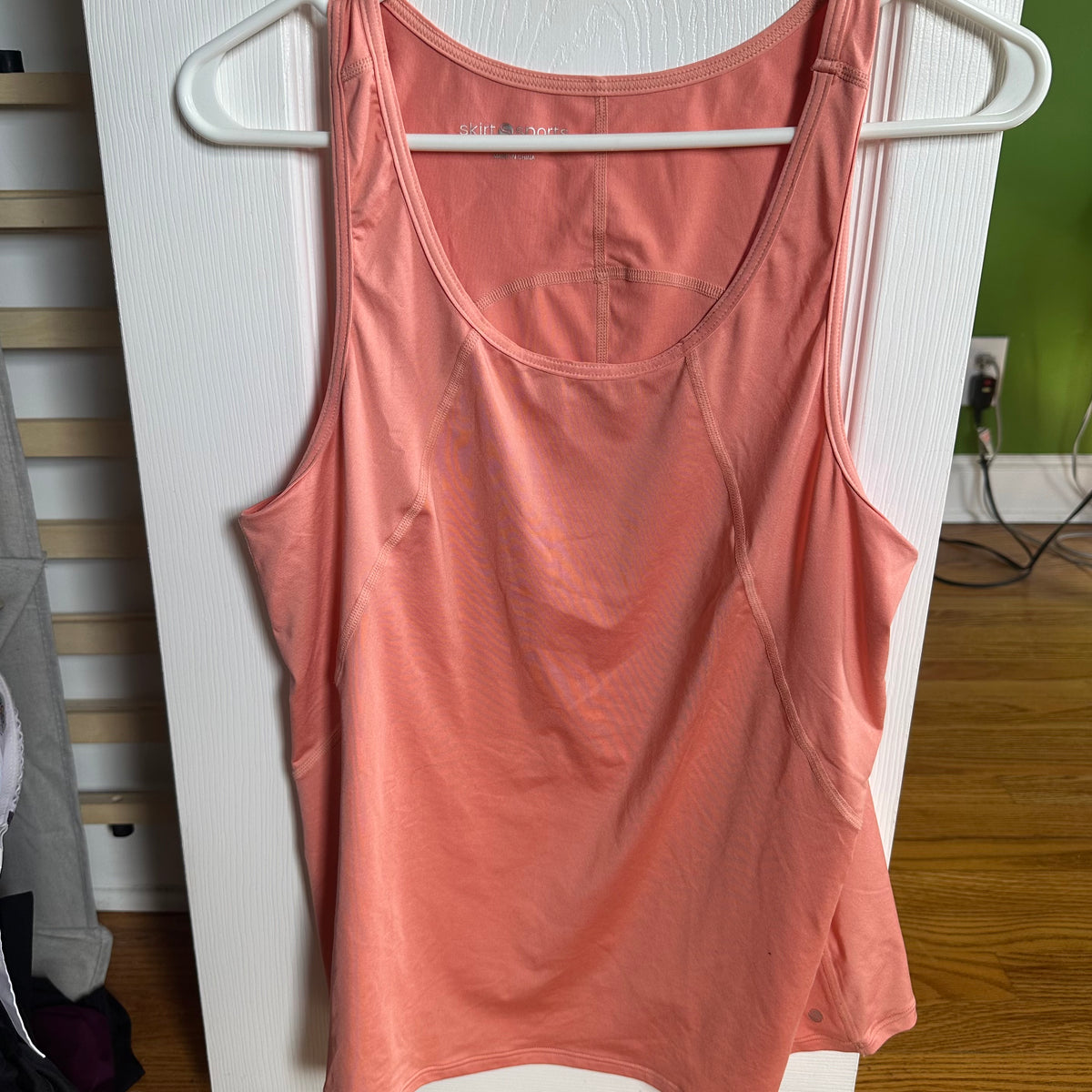 Skirt Sports Tank Top, Size M, Peach