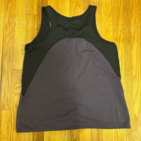 Vintage Skirt Sports Take 5 Tank, Plum and Black, Size L
