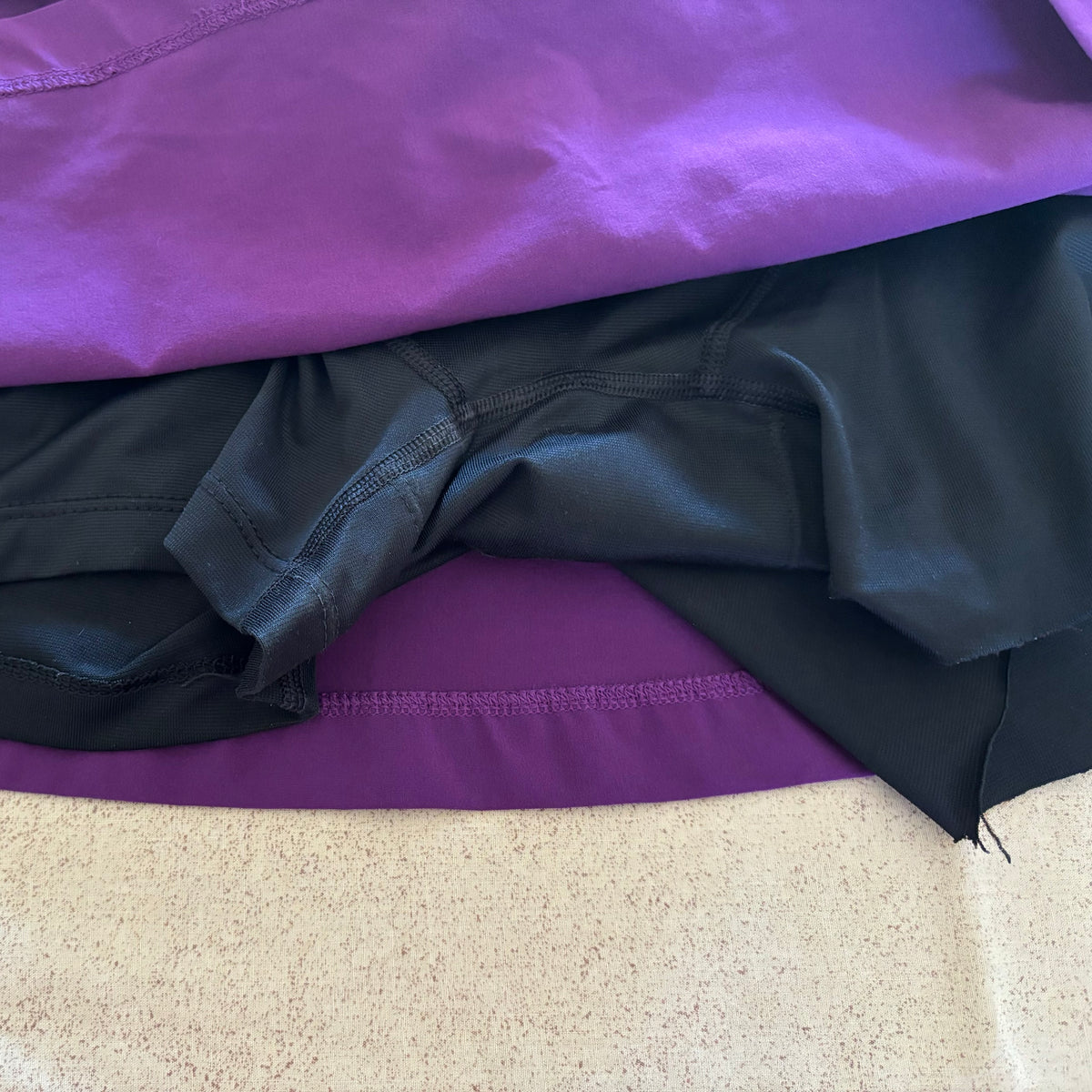 Purple Sugoi running skirt