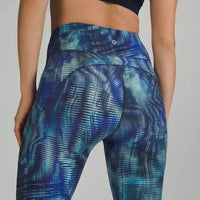 Lululemon Wunder Train High-Rise Tight 28" Shapeshifter Flux Blue Multi Size 20