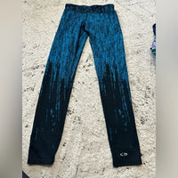 Ladies EUC Champion DuoDry blue and Black Leggings - Small