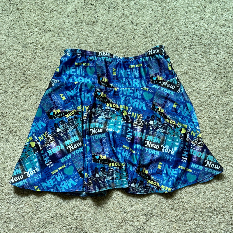 Sparkle Skirts New York Skirt - New York Print - XS
