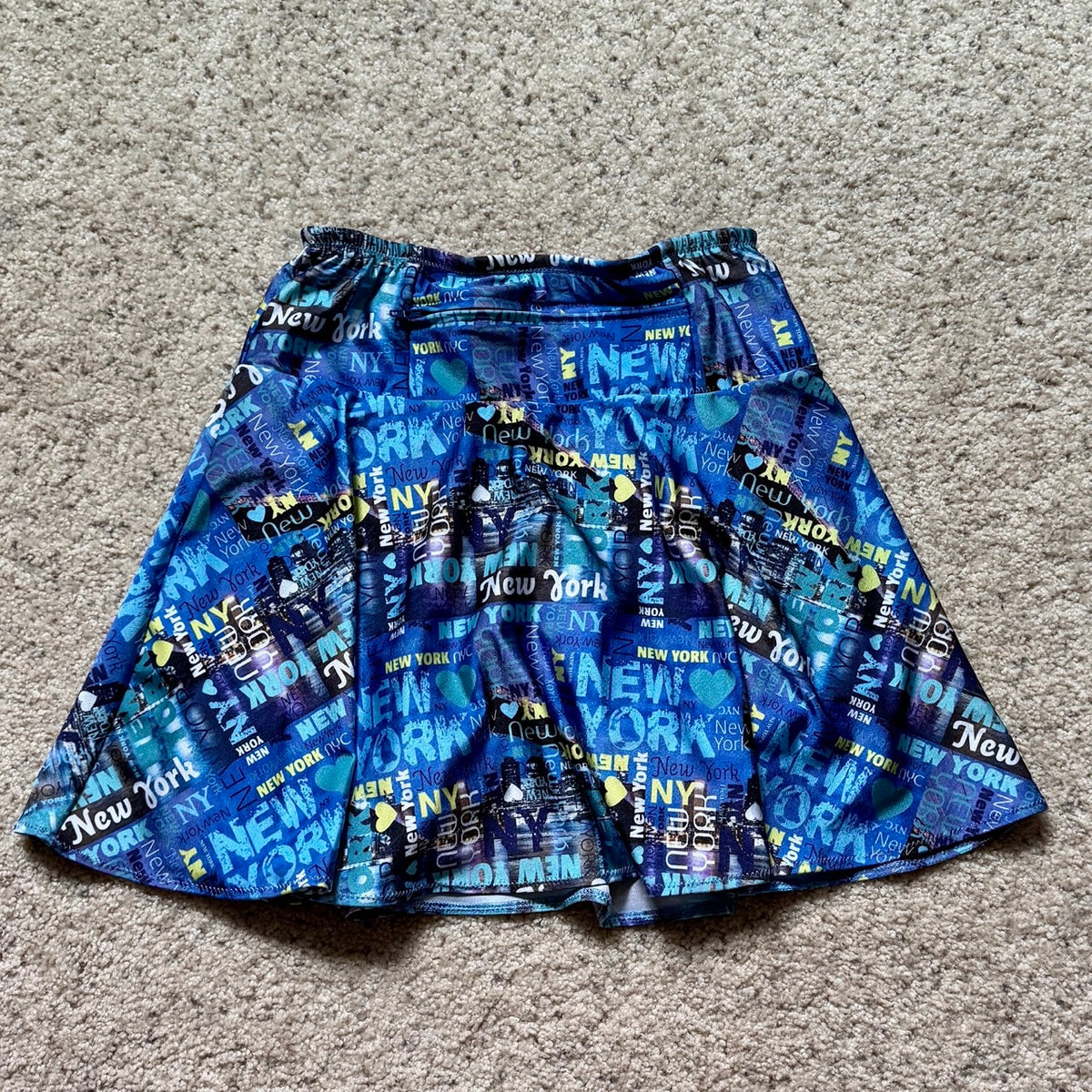 Sparkle Skirts New York Skirt - New York Print - XS