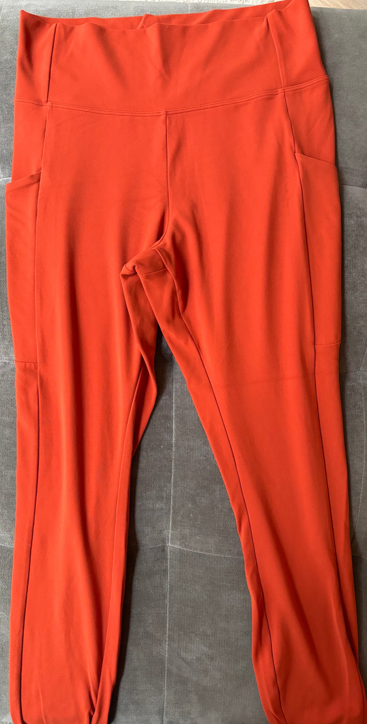 REI buttery soft orange leggings - L