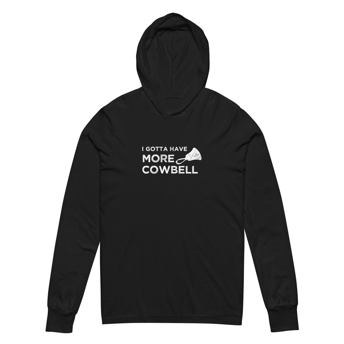 "More Cowbell" Unisex Tee-Hoodie