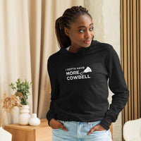 "More Cowbell" Unisex Tee-Hoodie