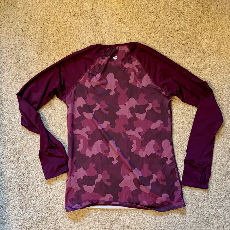 Skirt Sports Watch Me Go long sleeve Top - Pink Camo - XS