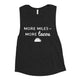 "More Miles More Tacos" Muscle Tank