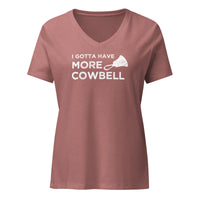 "More Cowbell" Relaxed V-Neck Tee