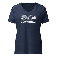 "More Cowbell" Relaxed V-Neck Tee