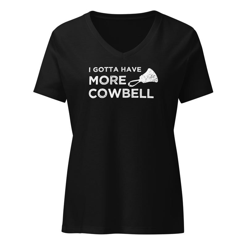 "More Cowbell" Relaxed V-Neck Tee